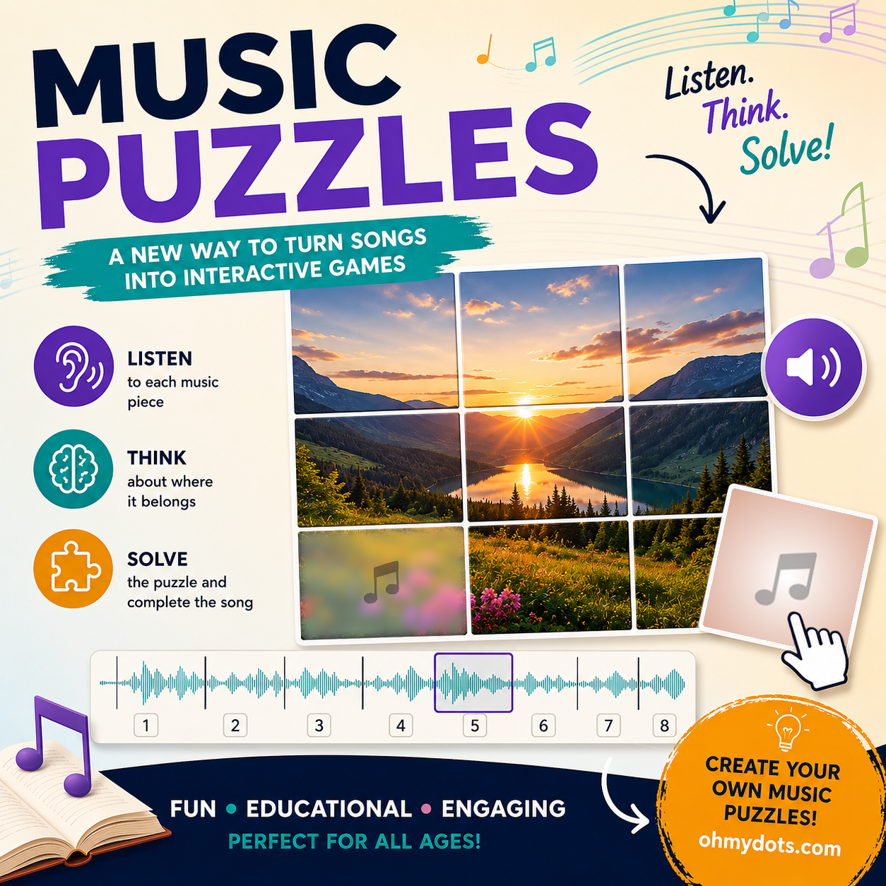 Puzzle Muzyk Music Puzzles: A New Way to Turn Songs into Interactive Games : Oh My Dots!